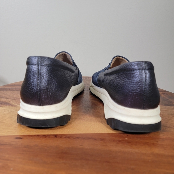 Naturalizer Blue Suede Leather Slip-On Women's Shoes Size 8 Slip On Sneakers - Picture 5 of 15